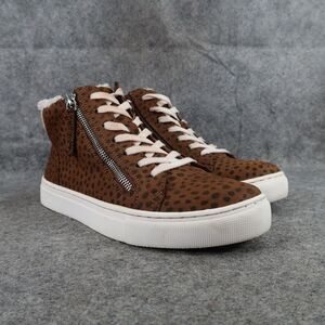 Universal Thread Shoes Womens 8.5 Sneakers Fashion Casual High Top Zip Faux Fur